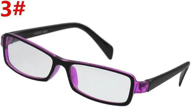 Alt view image 3 of 6 - Plastic Frame Rectangle Lens Uv Protection Glasse-1#