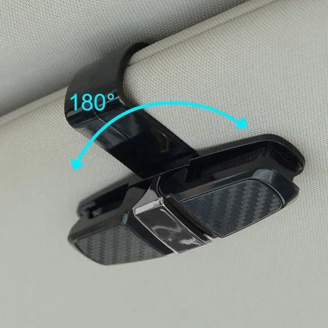 Alt view image 5 of 7 - Car Sun Visor Clip Sunglasses Glasses Card Holder