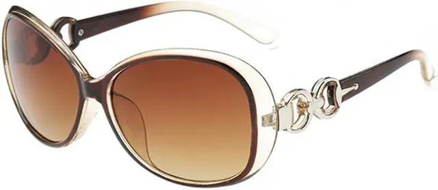 Alt view image 6 of 7 - Lady's Large Classic Shopping Sunglasses Eyewear/Plastic Frame-8#TransparentRed
