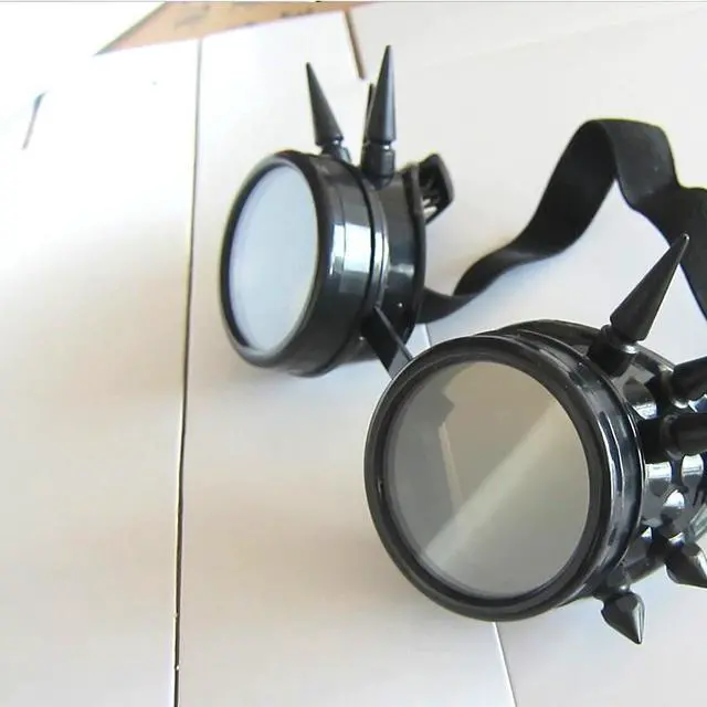 Alt view image 6 of 7 - Unisex Vintage Steampunk Goggles Welding Glasses-Bronze