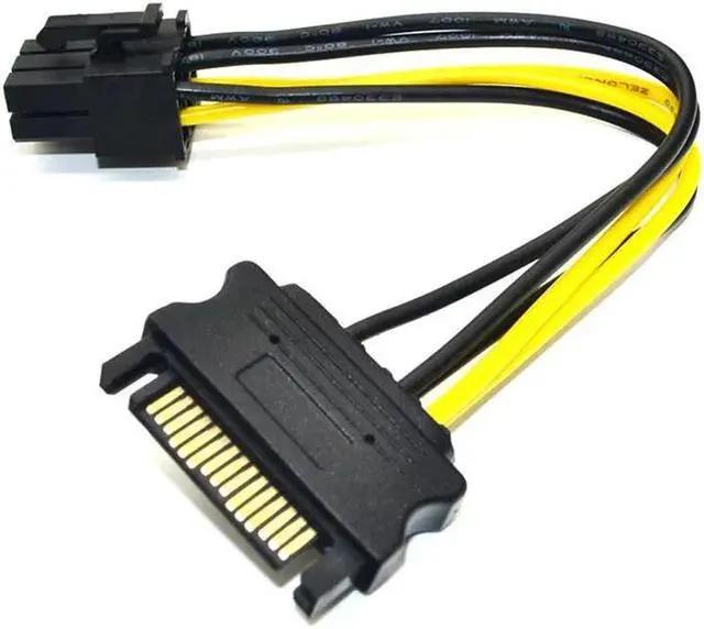 Alt view image 3 of 5 - 60cm USB3.0 PCI-E Express 1x To 16x Extender Riser Card Adapter with 15pin to 6PIN Power SATA Cable For BTC bitcoin mining miner