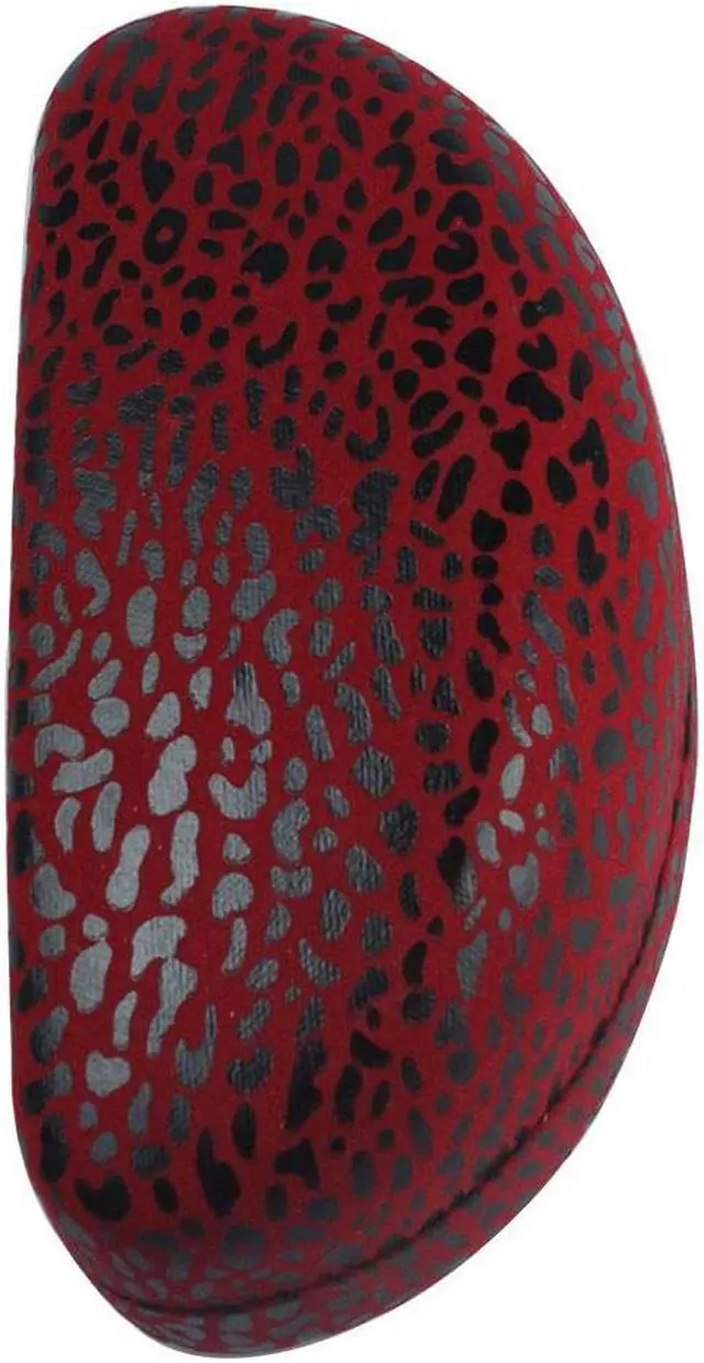 Main image of Leopard Print Style Hard Shell Sunglasses Case Box-Coffee