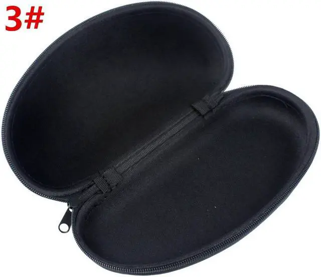 Alt view image 4 of 7 - Safe Zippered Eyeglasses Hard Case Eyeglasses Box-7#(Random color)