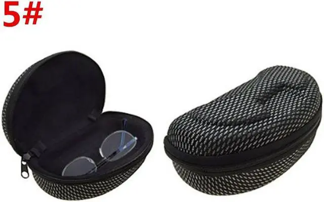 Alt view image 6 of 7 - Safe Zippered Eyeglasses Hard Case Eyeglasses Box-7#(Random color)