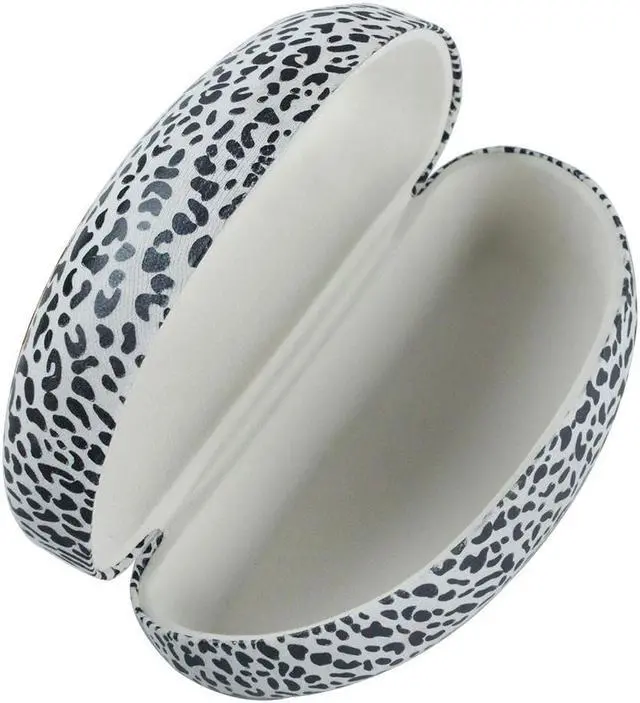 Alt view image 4 of 5 - Leopard Print Style Hard Shell Sunglasses Case Box-Coffee