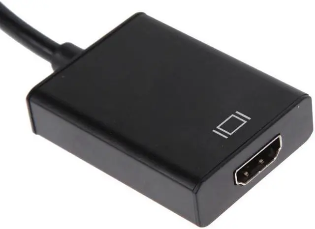 Alt view image 5 of 6 - High Speed USB 3.0 To HDMI Adapter Metal Shell Male To Female HDMI Video Cable Converter For Laptop HDTV TV Black