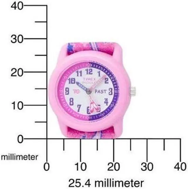 Alt view image 11 of 18 - Timex Analog Youth Watch - Kidz Analog | Pink Case with Ballerina Design