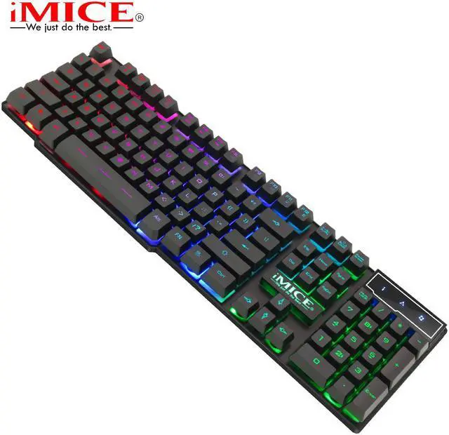 Alt view image 3 of 7 - Keyboards Gaming IMice AK-600 Backlight Suspension Key Mechanical Keyboard Game Wired PC Notebook