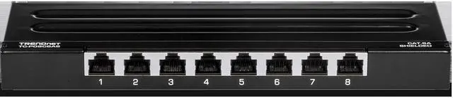 Alt view image 4 of 14 - TRENDnet TC-P08C6AS 8-Port Cat6A Shielded Wall