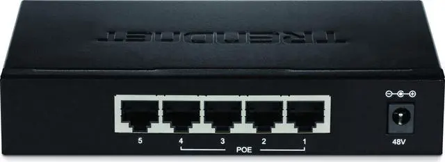 Alt view image 5 of 9 - TRENDnet 5-Port Gigabit EdgeSmart PoE+ Switch, 4 x Gigabit PoE+ Ports, 1x Gigabit Port, 31W PoE Power Budget, Managed PoE+ Switch, Wall mountable, Lifetime Protection, Black, TPE-TG50ES