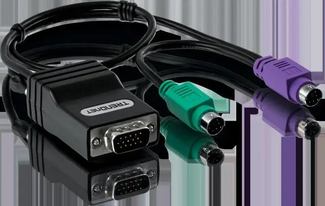 Alt view image 2 of 2 - TRENDnet TK-CAT5P CAT5 PS/2 Server Interface