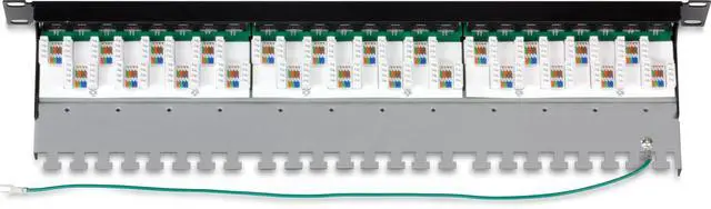 Alt view image 7 of 14 - TRENDnet TC-P24C6AS 24-port Cat6A Shielded 1U Patch Panel, 1000BASE-T / 10GBASE-T Support, compatible with cat5e, cat6, cat6a, 110 or Krone type