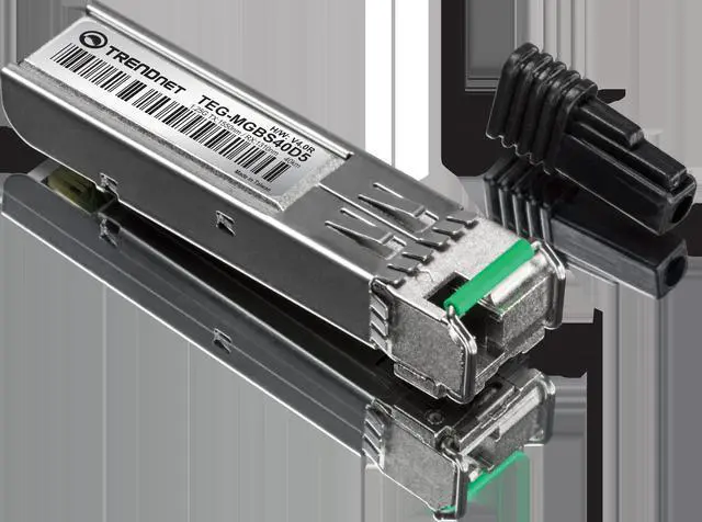 Alt view image 5 of 7 - TRENDnet SFP to RJ45 Dual Wavelength Single-Mode LC Module, TEG-MGBS40D5, Must Pair with TEG-MGBS40D3 or a Compatible Module, Up to 40km (24.9 miles), Standard SFP Slot Compatible, Lifetime Protection