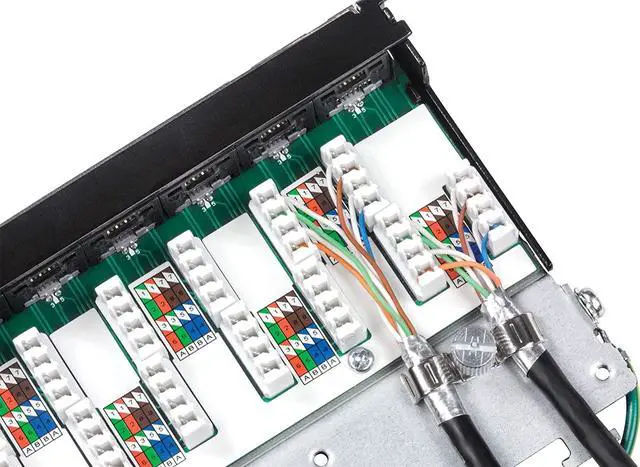 Alt view image 14 of 20 - TRENDnet TC-P12C6AS (V1.0R) 12-Port Cat6A Shielded Wall Mount Patch Panel