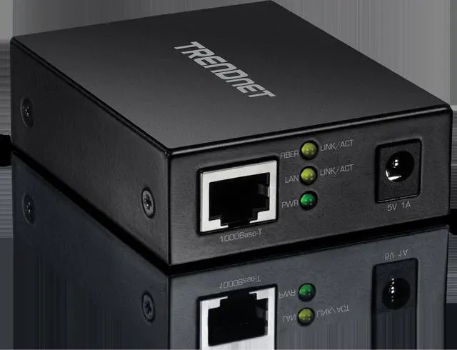 Alt view image 12 of 13 - TRENDnet 1000BASE-T to SFP Fiber Media Converter, Gigabit Ethernet to SFP Media Converter, 4Gbps Switching Capacity, TFC-GSFP