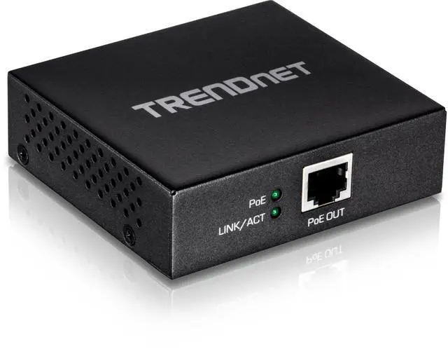 Alt view image 7 of 7 - TRENDnet TPE-E100 Gigabit PoE+ Repeater