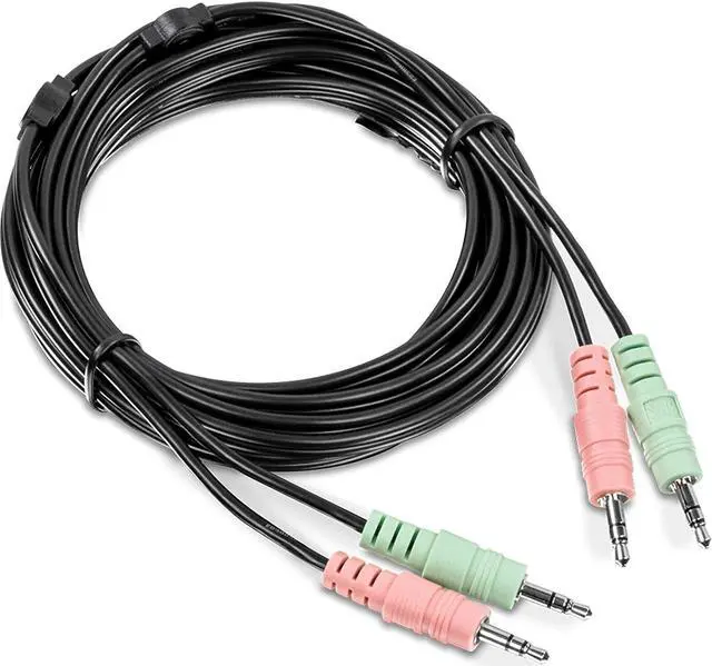 Alt view image 4 of 5 - TRENDnet 10 ft. DVI-I, USB, and Audio KVM Cable Kit, Connect a DVI Computer to the TRENDnet TK-232DV KVM Switch, USB Mouse/Keyboard, DVI-I, & 3.5mm Audio Connections, TK-CD10