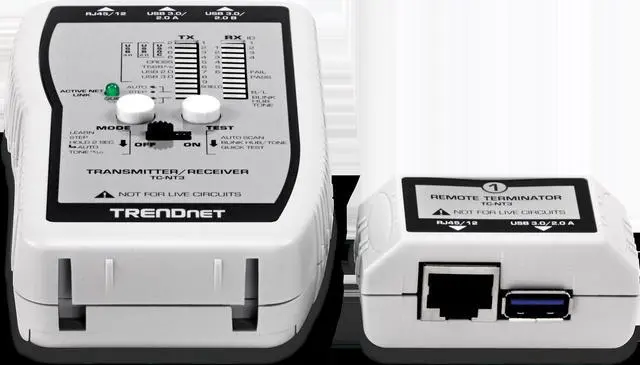 Alt view image 13 of 17 - TRENDnet VDV and USB Cable Tester, TC-NT3