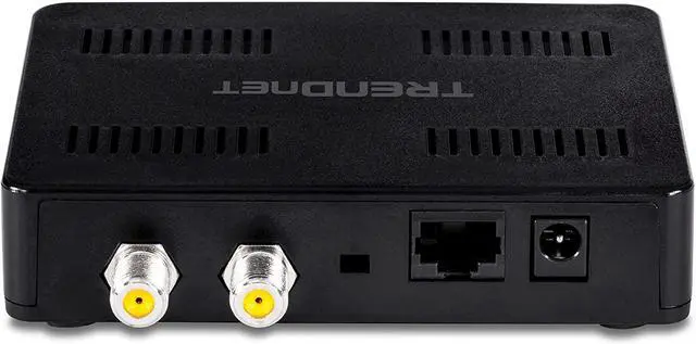 Alt view image 7 of 15 - TRENDnet Ethernet Over Coax Adapter,(2-Pack), Backward Compatible with MoCA 2.0, Gigabit LAN Port, Supports Net Throughput Up to 1Gbps, Supports Up to 16 Nodes on One Network, Black, TMO-311C2K