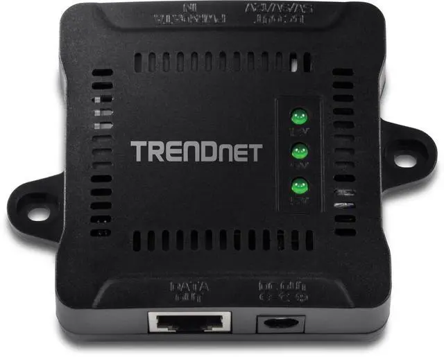 Alt view image 5 of 6 - TRENDnet Gigabit PoE Splitter, 1 x Gigabit PoE Input Port, 1 x Gigabit Output Port, Up to 100m (328 ft), Supports 5V, 9V, 12V Devices, 802.3af PoE Compatible, PoE Powered, Black, TPE-104GS
