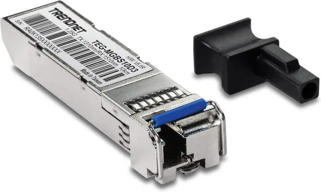 Main image of TRENDnet SFP to RJ45 Dual Wavelength Single-Mode LC Module, TEG-MGBS10D3, Must Pair with TEG-MGBS10D5 or a Compatible Module, Up to 10 km (6.2 Miles), Compatible with Standard SFP, Lifetime Protection