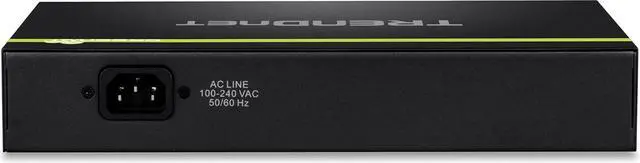 Alt view image 4 of 5 - TRENDnet 8-Port Gigabit GREENnet PoE+ Switch, TPE-TG81g, 8 x Gigabit PoE+ Ports, Rack Mountable, Up to 30 W Per Port with 110 W Total Power Budget, Ethernet Network Switch, Metal, Lifetime Protection
