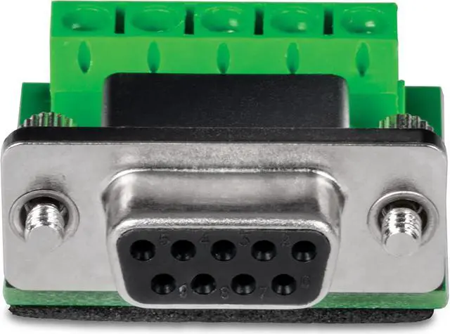 Alt view image 3 of 10 - TRENDnet RS232 to RS422 RS485 Converter Adapter, Serial Port Data Converter, Black, TI-S100