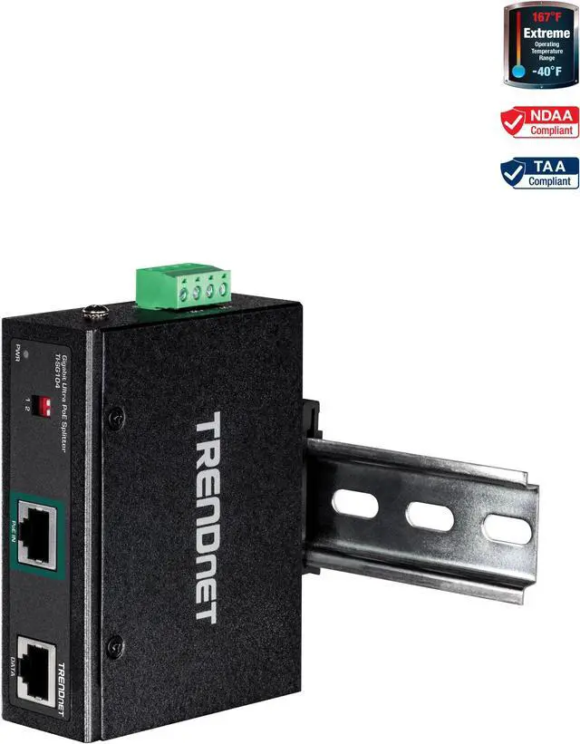 Main image of TRENDnet TI-SG104 Industrial Gigabit PoE++ Splitter