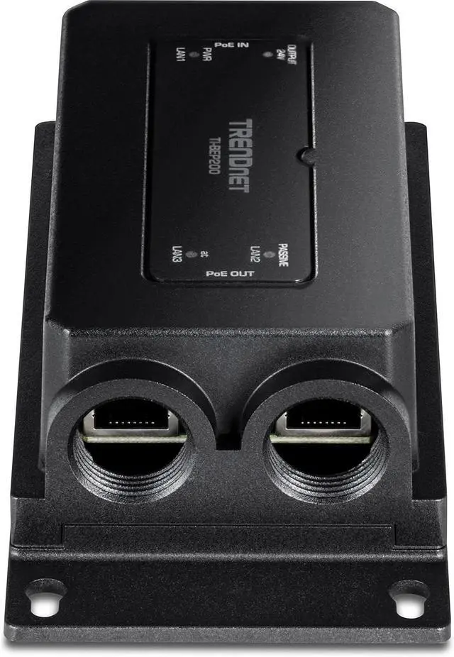 Alt view image 5 of 6 - TRENDnet 2-Port Industrial Outdoor Gigabit PoE Extender, Hardened IP67 Extreme Temperature Rated Housing, Extends 100m for Total Distance up to 200m (656 ft.) for up to 2 Devices, TI-BEP200
