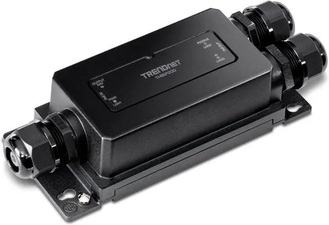 Alt view image 6 of 6 - TRENDnet 2-Port Industrial Outdoor Gigabit PoE Extender, Hardened IP67 Extreme Temperature Rated Housing, Extends 100m for Total Distance up to 200m (656 ft.) for up to 2 Devices, TI-BEP200