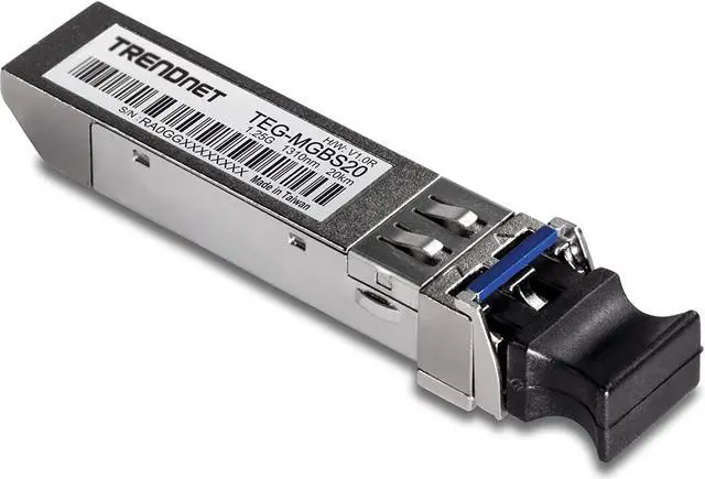 Alt view image 3 of 12 - TRENDnet TEG-MGBS20, SFP Single Mode LC Module (20km)