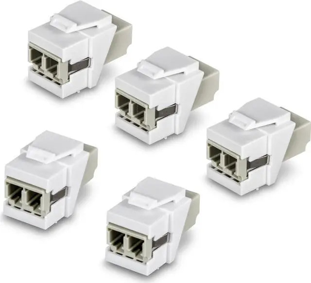 Main image of TRENDnet TC-K05LC, LC Duplex Fiber Optic Keystone Coupler Jacks 5-Pack