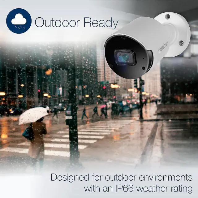 Alt view image 6 of 9 - TRENDnet  TV-IP1514PI Indoor/Outdoor 5MP H.265 WDR PoE IR Bullet Network Camera