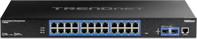 Alt view image 5 of 6 - TRENDnet TI-RG262i, 26-Port Industrial Gigabit L2 Managed Rackmount
Switch