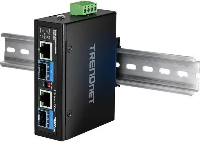 Alt view image 6 of 16 - TRENDnet TI-BF22SFP, 2-Port Industrial SFP to Gigabit PoE++ Media Converter