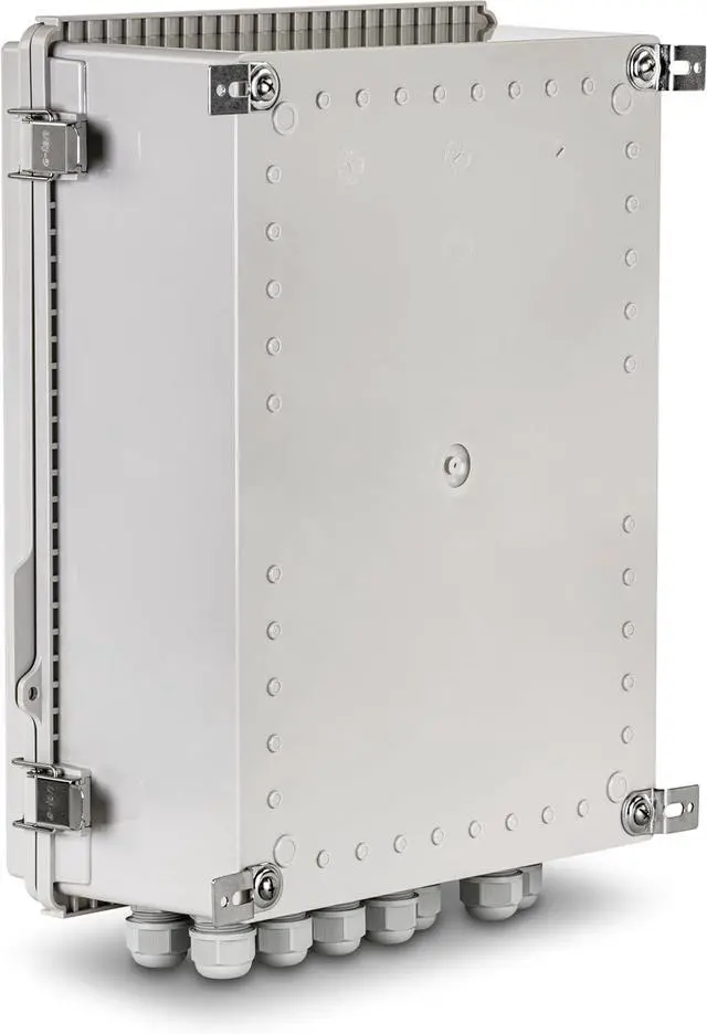 Alt view image 4 of 7 - TRENDnet Outdoor IP68 Weatherproof Power Supply Box Enclosure, TI-CA3K, Power Supply and Surge Protector Included, IK10 Impact Protection, Power Supply Supports up to 200W (55V DC, 3.6A), White