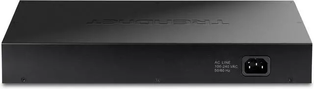 Alt view image 3 of 5 - TRENDnet 10-Port 10G Unmanaged Switch, TEG-S7102, 8 x 10G RJ-45 Ports, 2 x 10G SFP+ Ports, 200Gbps Switching Capacity, Rackmount Design, Lifetime Protection, Black