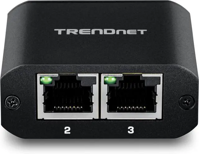 Alt view image 4 of 15 - TRENDnet 2-Port Gigabit Splitter with USB Type C Power, TEG-102S, Splits One Network Connection Into Two, Ethernet Splitter, USB Type C Power Cable Included, NDAA & TAA Compliant