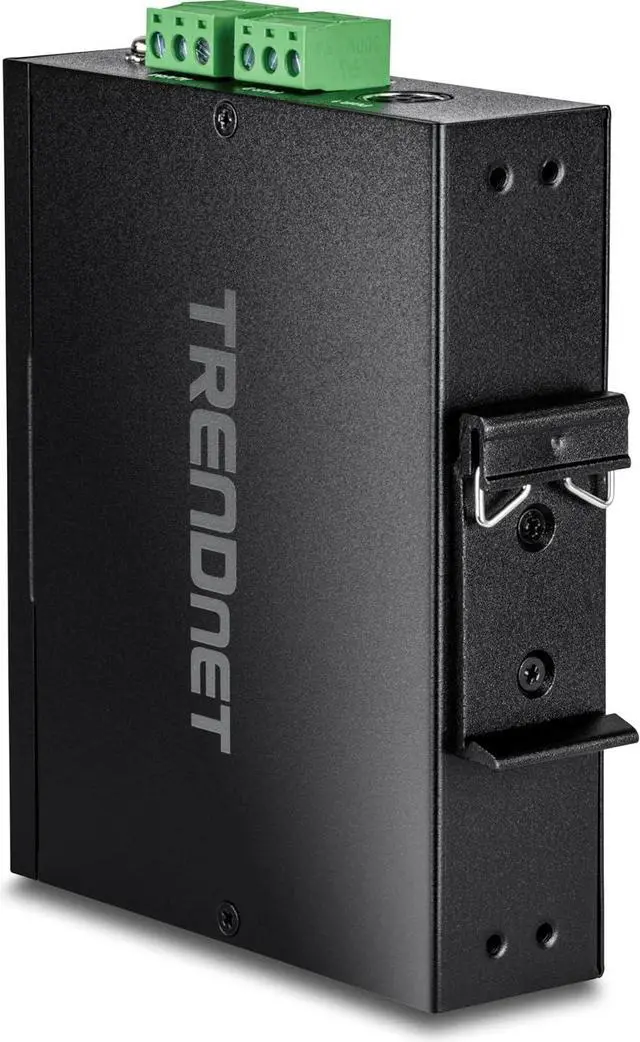 Alt view image 5 of 7 - TRENDnet Industrial 10G SFP+ to 10G PoE++ Media Converter, TI-BF711SFP, 1 x 10G SFP+  Port, 1 x 10G PoE++ RJ-45 Port, IP50 Rated, NDAA TAA Compliant