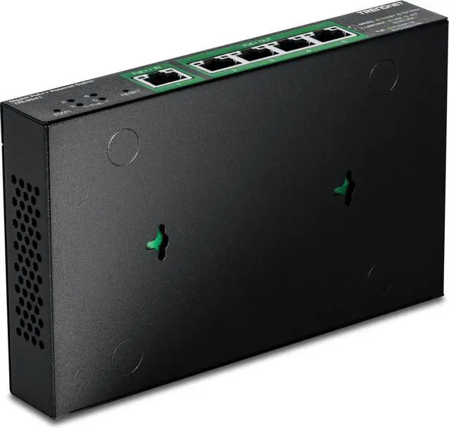 Alt view image 4 of 11 - TRENDnet 5-Port Gigabit PoE++ Powered Managed Switch with PoE Passthrough, TPE-B541, 1 x Gigabit PoE++ Input, 4 x Gigabit PoE+ Output, 60W PoE Budget, NDAA TAA Compliant, Lifetime Protection