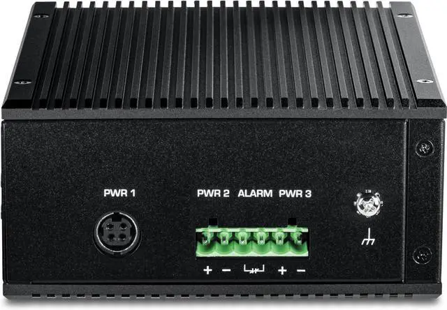 Alt view image 5 of 7 - TRENDnet 9-Port Industrial 2.5G DIN-Rail PoE++ Switch with 10G SFP+ Port, TI-BG5091, Multi-Gigabit, 8 x 2.G PoE++ Ports, 1 x 10G SFP+ Port, 480W PoE Power Budget, 60Gbps, Lifetime Protection, Black