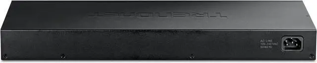 Alt view image 4 of 4 - TRENDnet 20-Port 2.5G/Multi-Gig Switch with 10G SFP+ Ports, TEG S50204, 16 x 2.5G RJ-45 Ports, 4 x 10G SFP+ Ports, 160Gbps, 1U   Rack Mountable, NDAA TAA Compliant, Lifetime Protection, Black