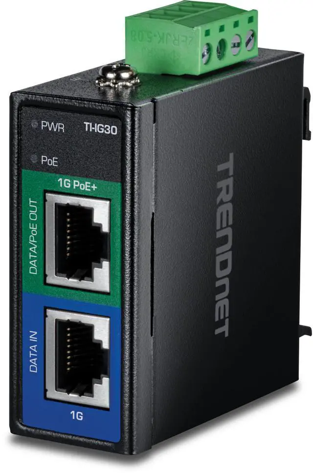 Main image of TRENDnet TI-IG30  Industrial 30W Gigabit PoE+ Injector