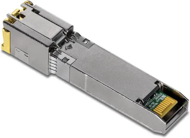 Alt view image 4 of 5 - TRENDnet 2-Pack 10G RJ-45 Copper SFP+ Modules, TEG-10GBRJ/2, Convert A Standard SFP+ Slot Into A RJ-45 Multi-Gigabit Port, Connect Devices Up to 30m (98ft), HotPluggable, Lifetime Protection, Silver