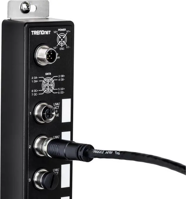 Alt view image 4 of 4 - TRENDnet M12 to RJ-45 Industrial Ethernet Cable, 5m (16.4 ft.), TI-CD05