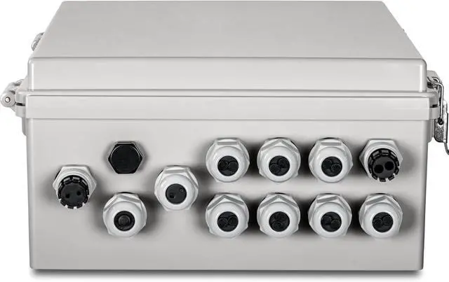 Alt view image 7 of 7 - TRENDnet Outdoor IP68 Weatherproof Enclosure with 350W Power  Supply, TI-CA4K, IK10 Impact Protection, Power Supply Supports up to  350W (55V DC, 6.3A), 20kA @ 8/20 s Surge Protection