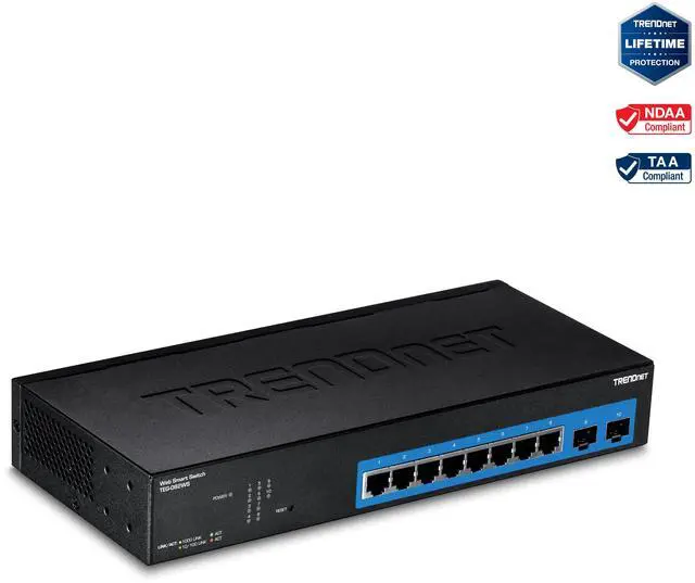 Main image of TRENDnet TEG-082WS 10-Port Gigabit Web Smart Switch