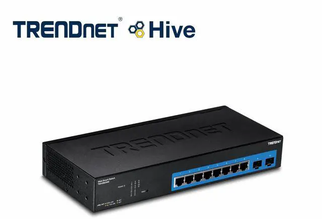 Alt view image 7 of 7 - TRENDnet TEG-082WS 10-Port Gigabit Web Smart Switch