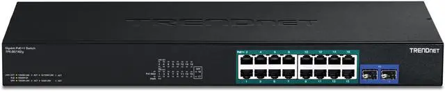 Alt view image 6 of 6 - TRENDnet TPE-BG182g, 18-Port Gigabit PoE++ Switch