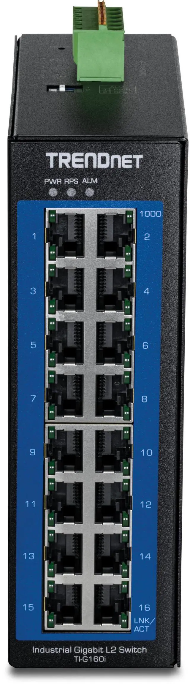 Alt view image 6 of 6 - TRENDnet TI-G160i1 6-Port Industrial Gigabit L2 Managed DIN-Rail Switch